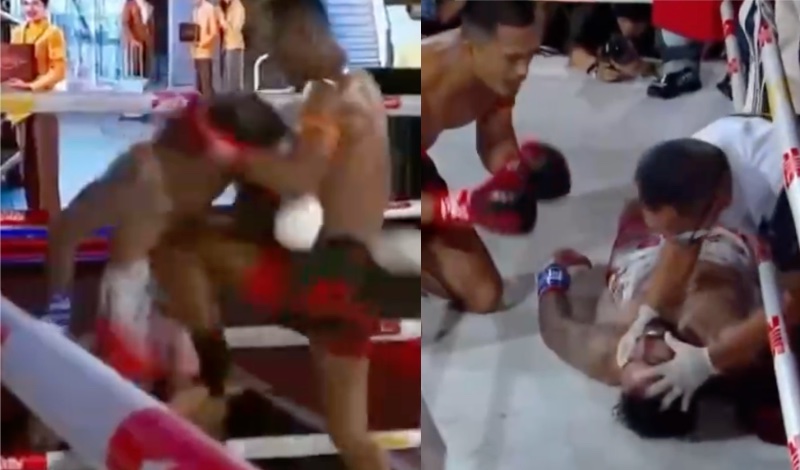 muaythai nokaout scary