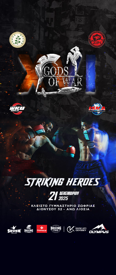 380X900 Banner Aφισα GOW OPEN STRIKING HEROES 21.12