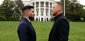 gaethje topuria staredown white house small