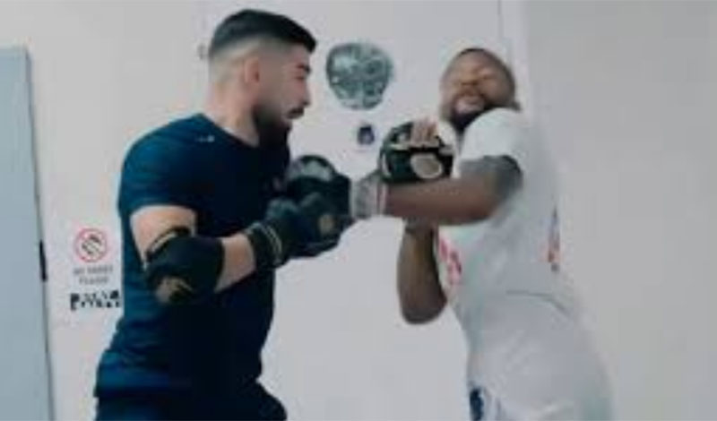 ilia topuria sparring 1