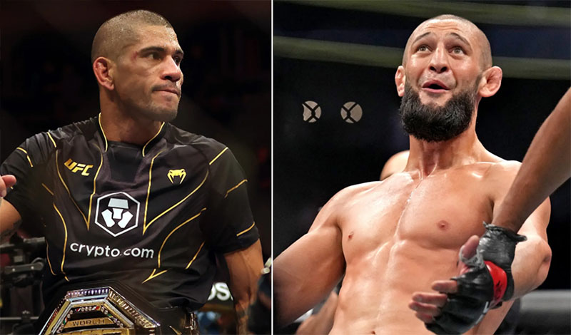 khamzat chimaev alex pereira foto