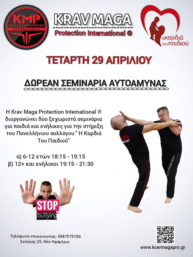 krav maga protection international dorean seminaria afisa