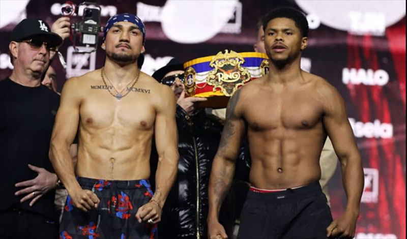 teofimo lopez shakur stevenson staredown
