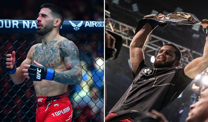 topuria makhachev fight