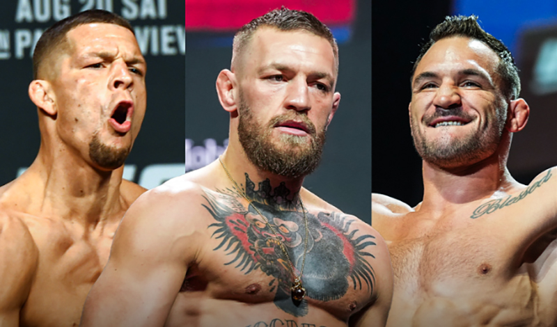 conor mcgregor nate diaz michael chandler