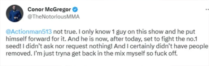 conor mcgregor tuf 31 fighters