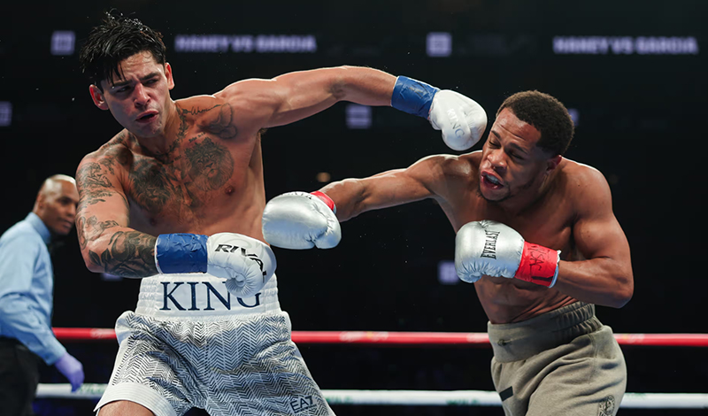 devin haney ryan garcia test