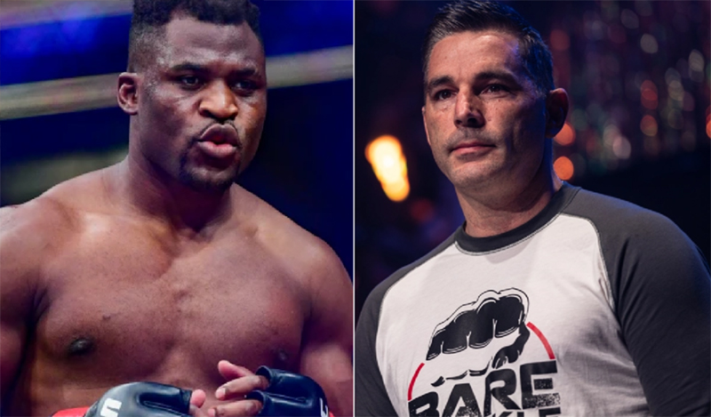 francis ngannou bkfc lefta