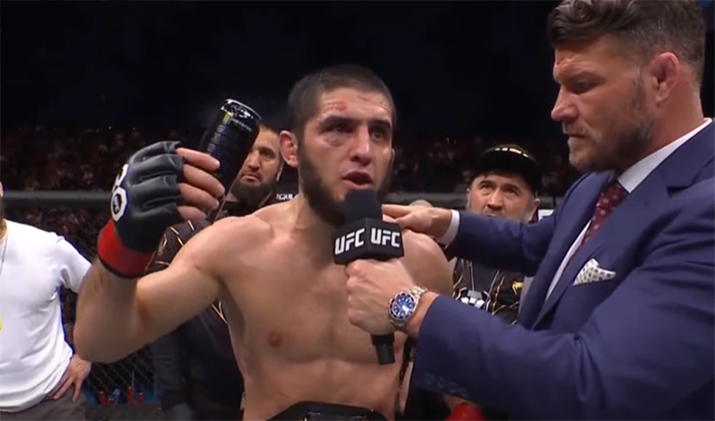 islam makhachev octagon interview ufc 284