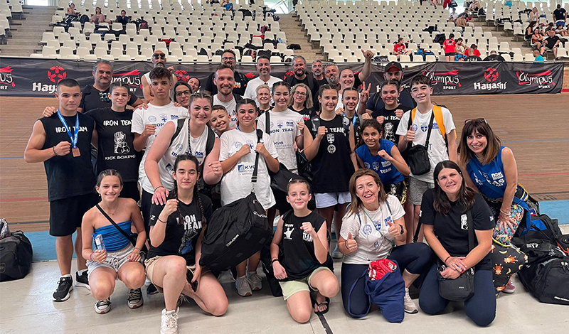 iron team agias varvaras panellinio kickboxing 2024