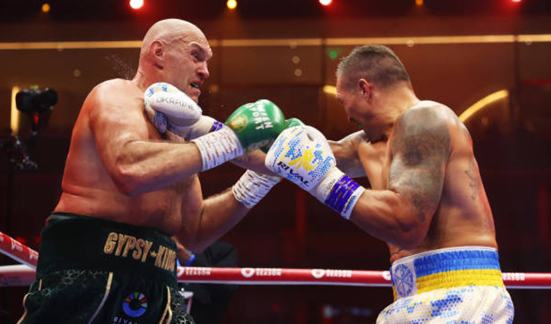 oleksandr usyk tyson fury scorecard