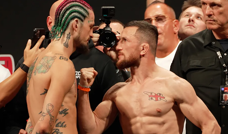 sean o malley merab dvalishvili staredown