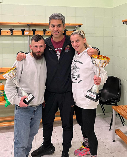 maria nella christos ploumpis enjoy the fight italia