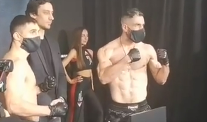 meletis kakoumpavas vs alexey balyko staredown
