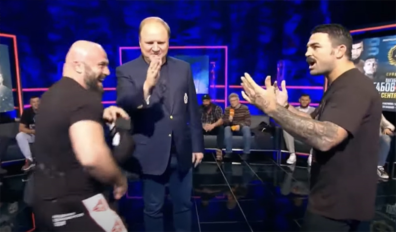 mike perry face off russia