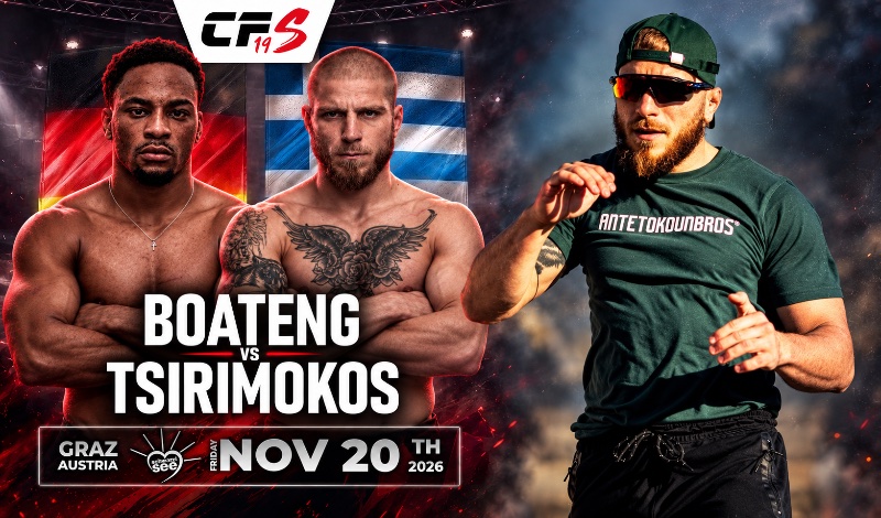 christos tsirimokos cage fight series 19