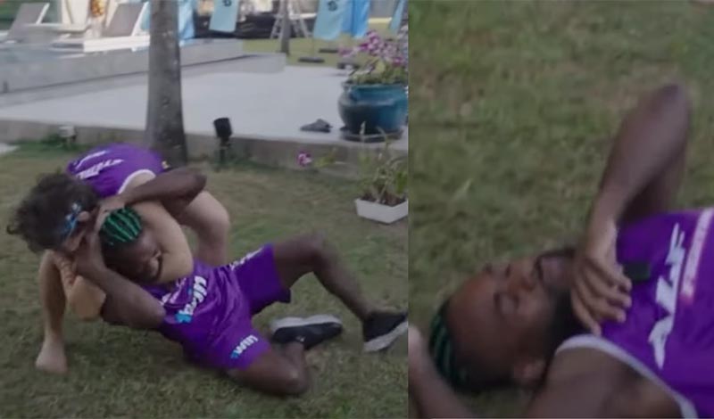 Aljamain Sterling Choked Out