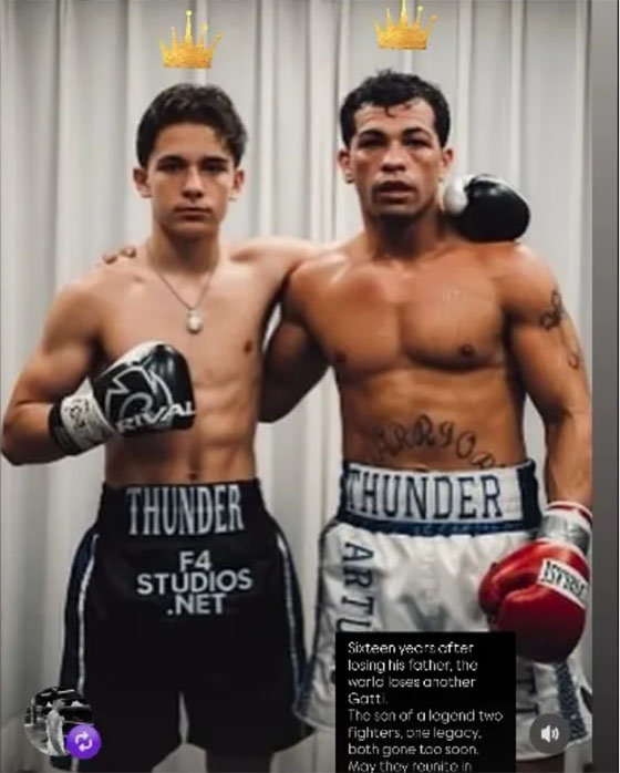 arturo gatti jr foto