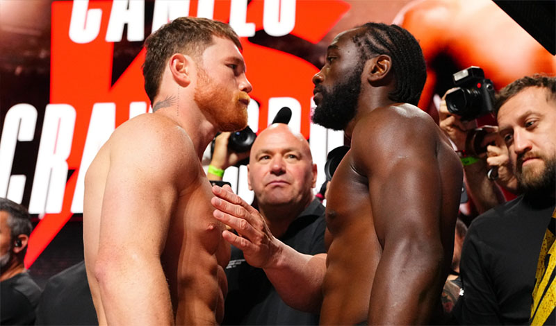 canelo crawford staredown final