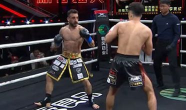 Άτυχος ο Άγγελος Γιακουμής, στοπ ακριβώς στο καμπανάκι του 1ου γύρου στο ‘Kunlun Fight’ (βίντεο)