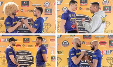 Scorpion Boxing Prive - Φωτορεπορτάζ ζύγισης πριν τις δυνατές μάχες απόψε στη Δραπετσώνα