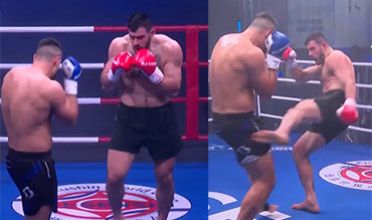 Η δυνατή μάχη του Γιάννη Στοφορίδη με τον Αλβανό Francesco Xhaja στο ‘Senshi 30’ (BINTEO)