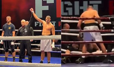 Στοπ στον 1ο γύρο ο Οδυσσέας Τσακουρίδης τον Τάσο Καραγιαννίδη στο ‘Fight For Glory 3’ (βίντεο)