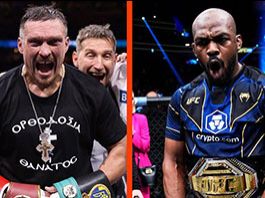Ο Jon Jones στο τραπέζι για το «Last Dance» του Oleksandr Usyk