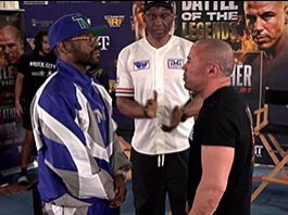 Ζαμπίδης vs Mayweather : Δείτε το πρώτο face off στο Λας Βέγκας! (βίντεο)